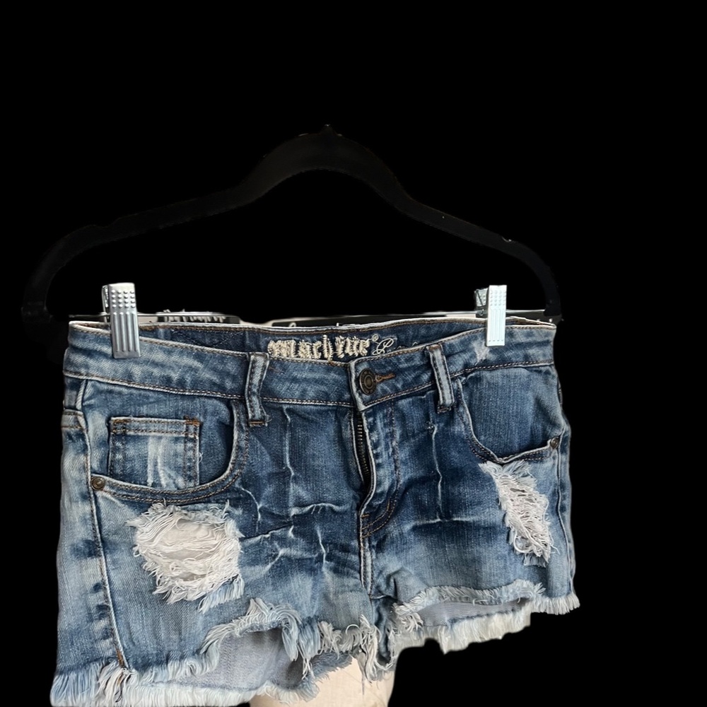 Machine Denim Shorts